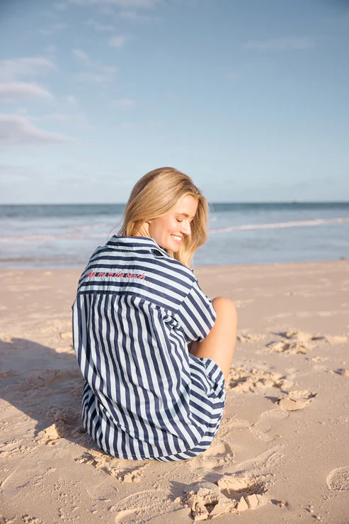 Holiday Adrift Shirt Blue Stripe