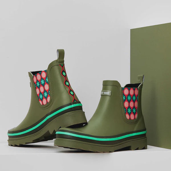 Hey Harry Uno Green Chelsea Gumboot