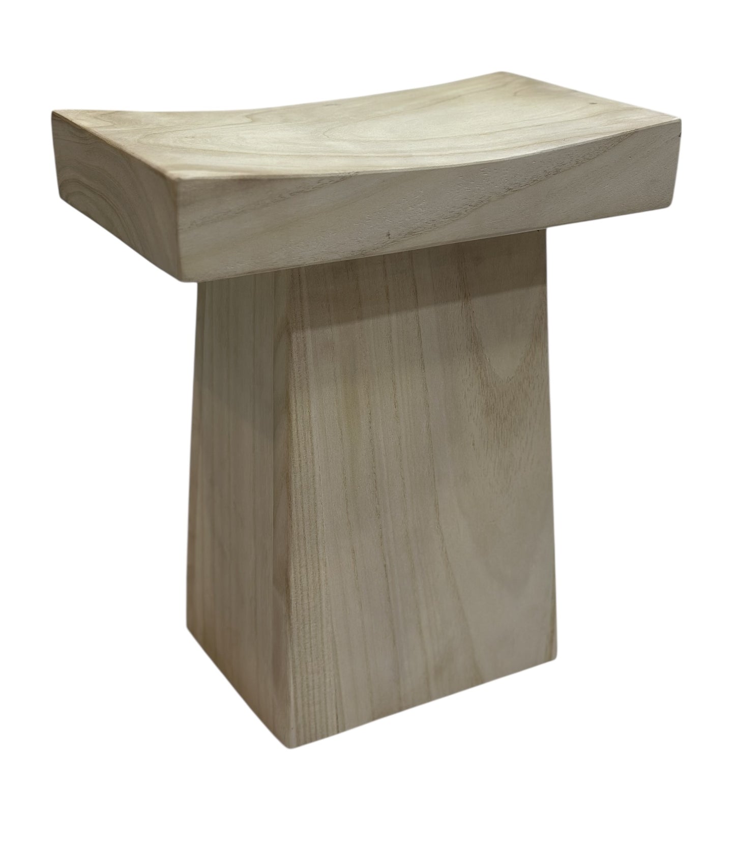 Yellow Rock Wooden Accent Stool