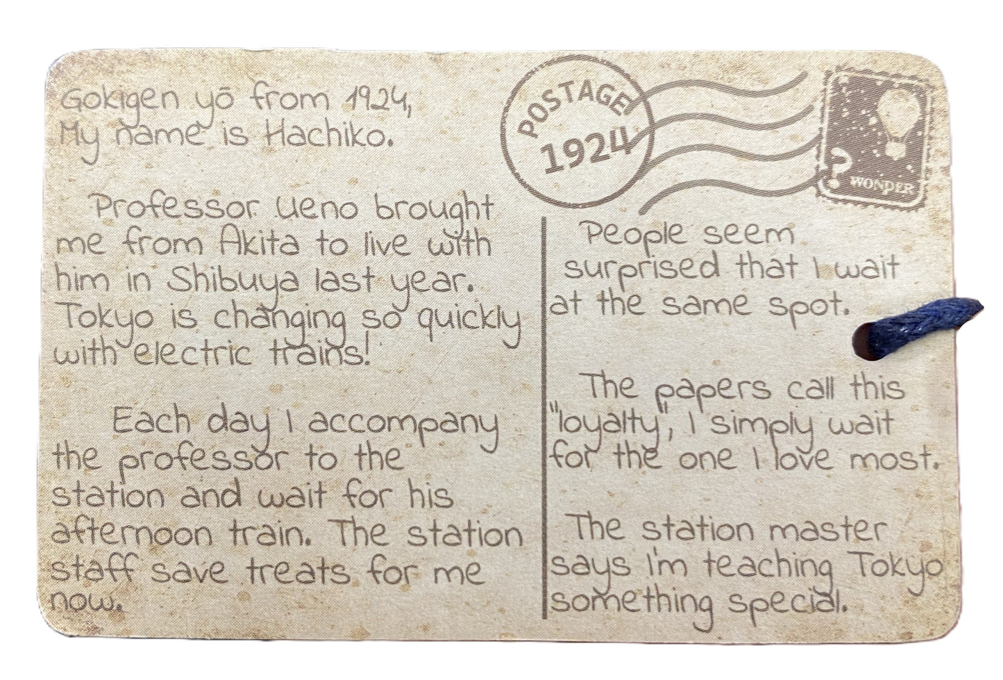 Wonderlings c.1924 Hachiko