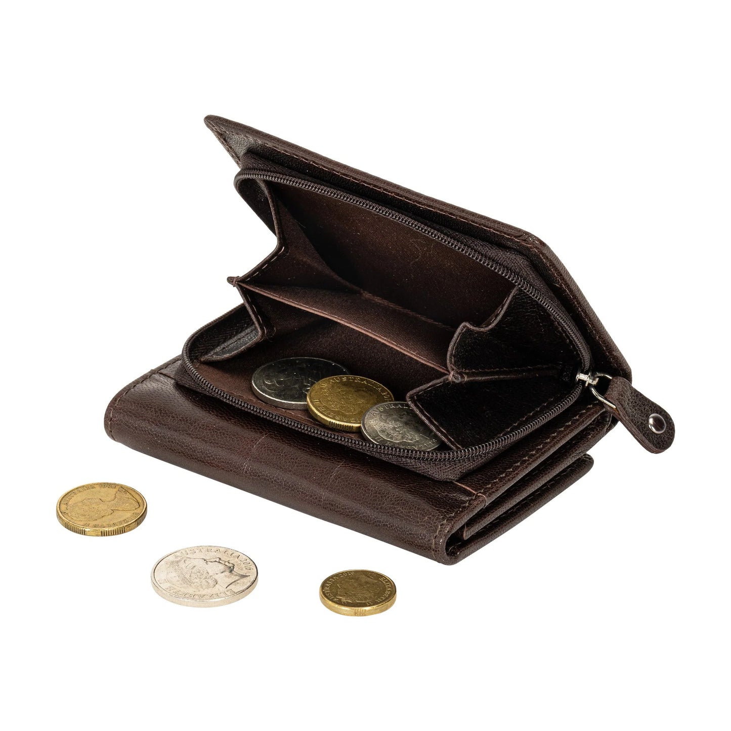 Greenwood Leather The Harvest Wallet - Brown