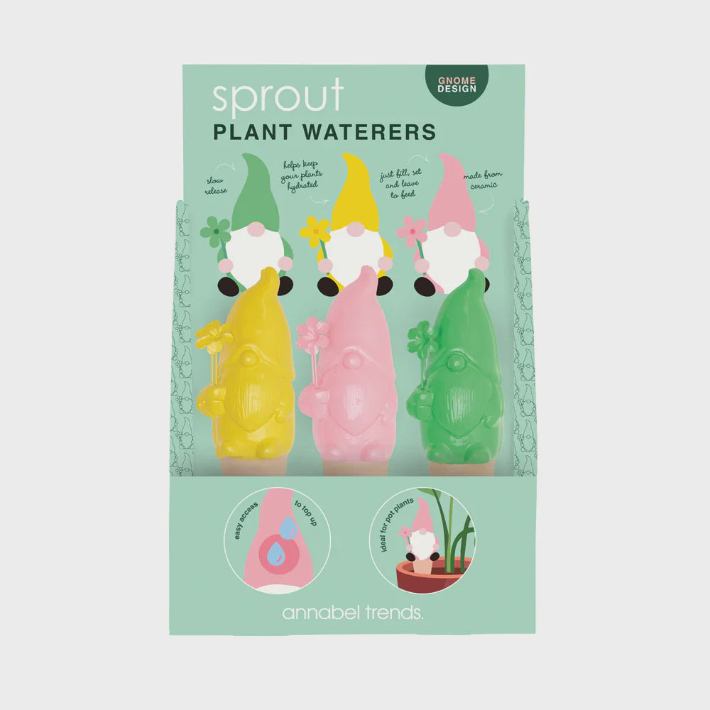 plant pot waterers Annabel Trends Sprout Gnome Plant Waterers – {noun} a place for things
