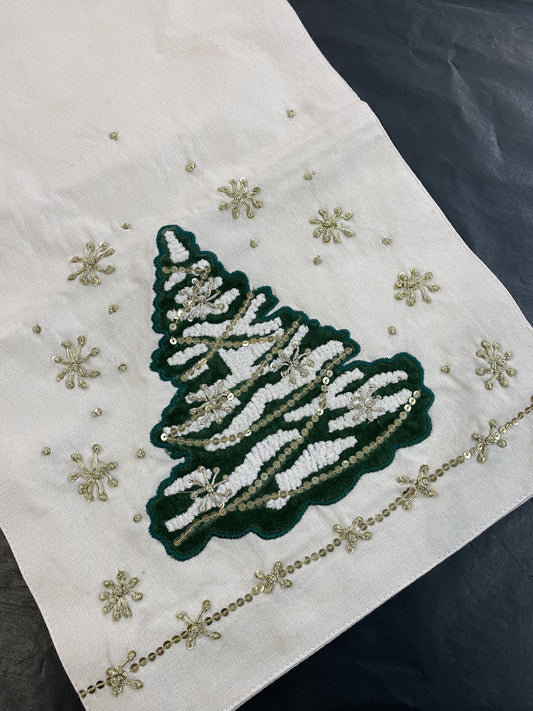 Gala Jewelled Christmas Tree Runner