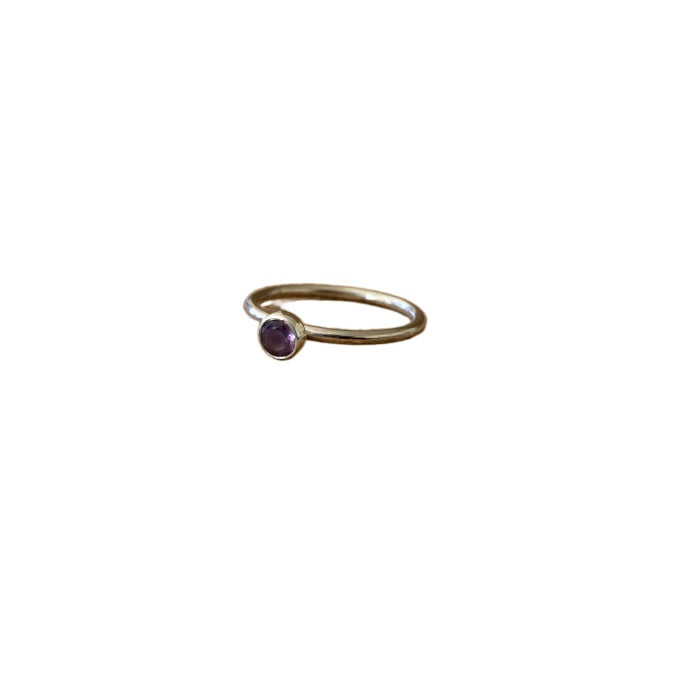 BD Sterling Silver & Mini Amethyst Ring