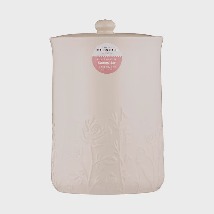 Mason Cash Meadow Storage Jar 2.5L Cream