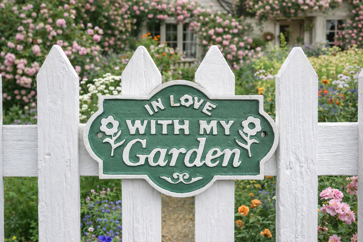 DWBH Cast Iron Sign - Garden