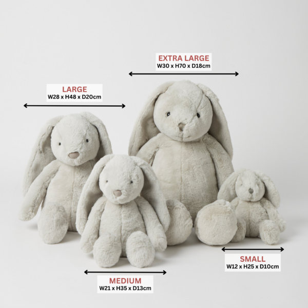 Jiggle & Giggle Grey Bunny Extra Large