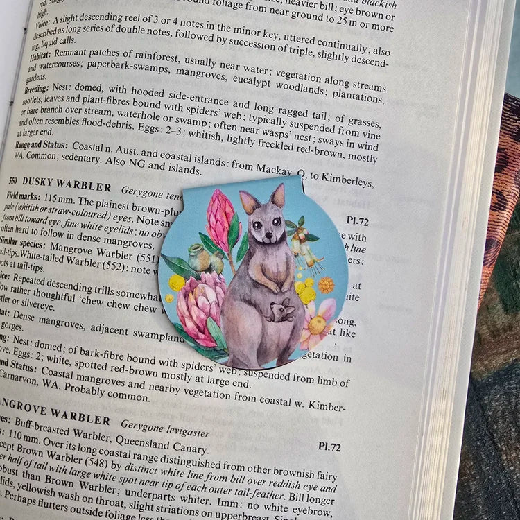 Watercolour By Cat Magnetic Bookmark
