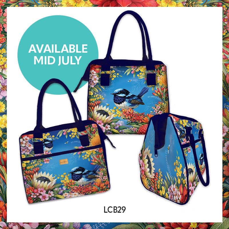 Lisa Pollock Lunch Cooler - Floral Fairy Wrens