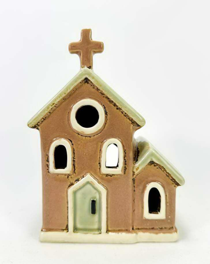 Yellow Rock Small Church Tealight