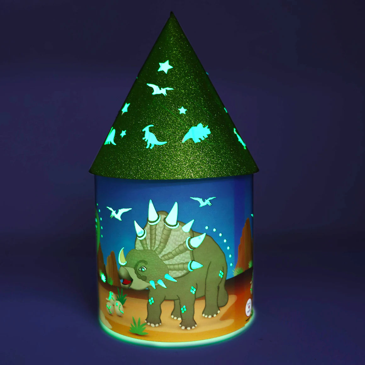 Pink Poppy Dinosaur Adventure Colour Changing Lantern