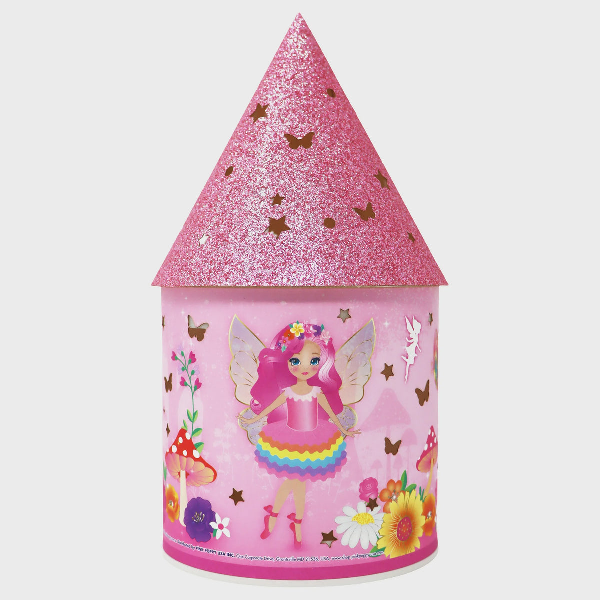 Pink Poppy Fairy Magic Colour Changing Lantern