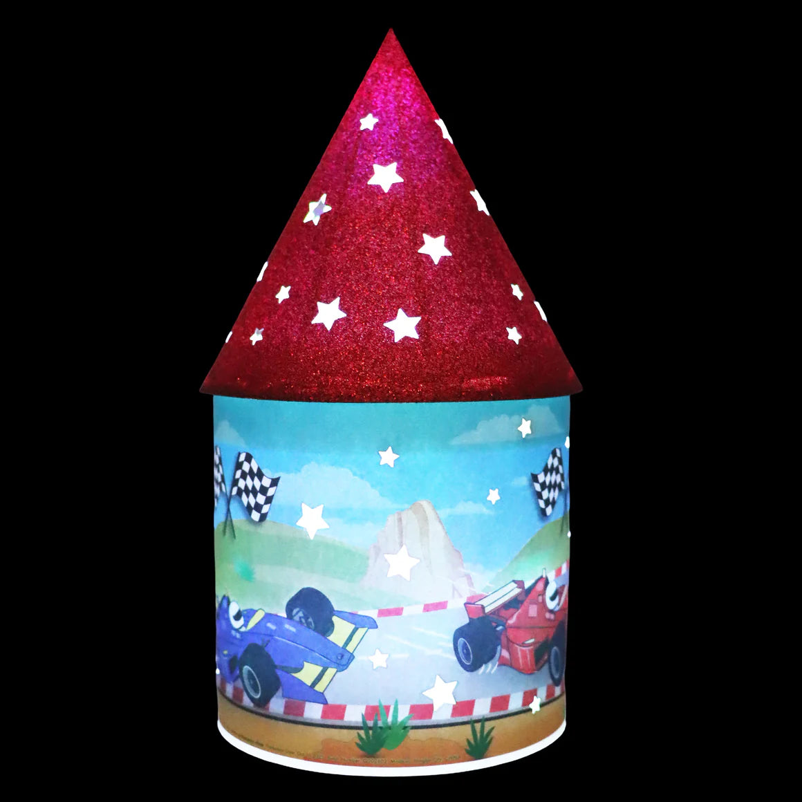 Pink Poppy Racing Cars Colour Changing Lantern