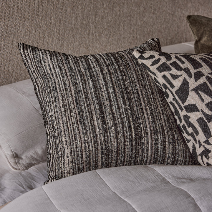 Madras Link Melange Black/White Cushion 50cm
