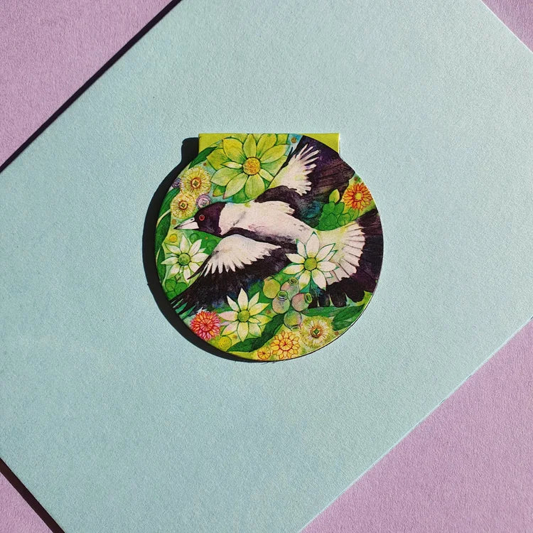Watercolour By Cat Magnetic Bookmark