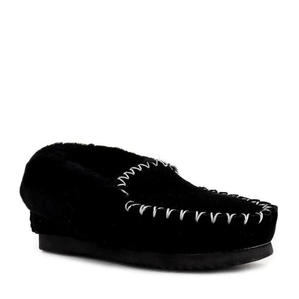Emu Molly Moccasin Black