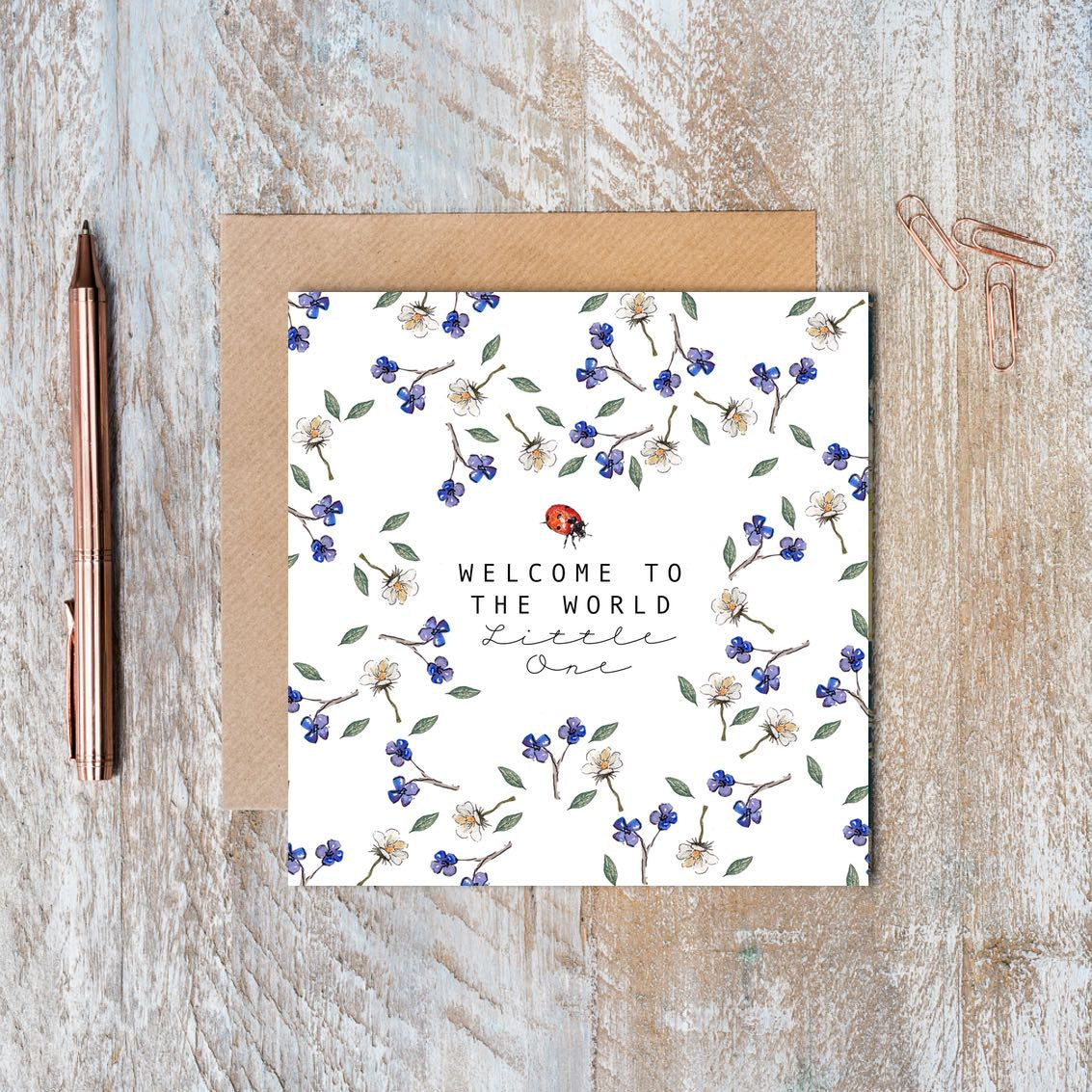 Toasted Crumpet Welcome to the World Little One Card