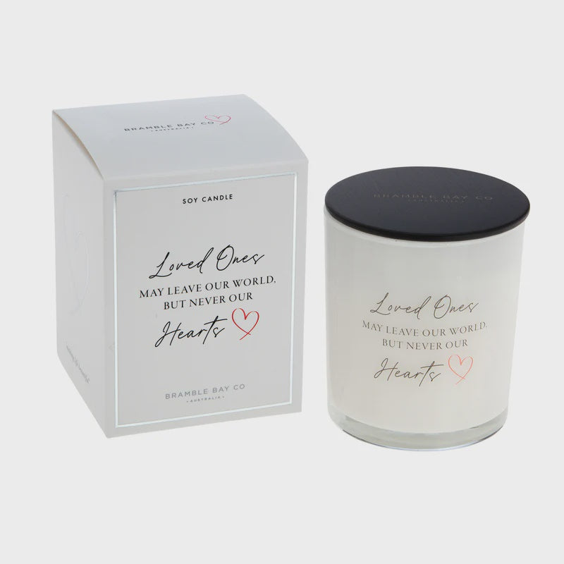 Bramble Bay Candle Loved Ones Sympathy Bergamot & Wild Rose 300G