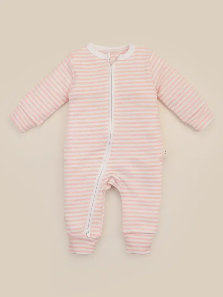 LUMMI Growsuit - Pink Stripes