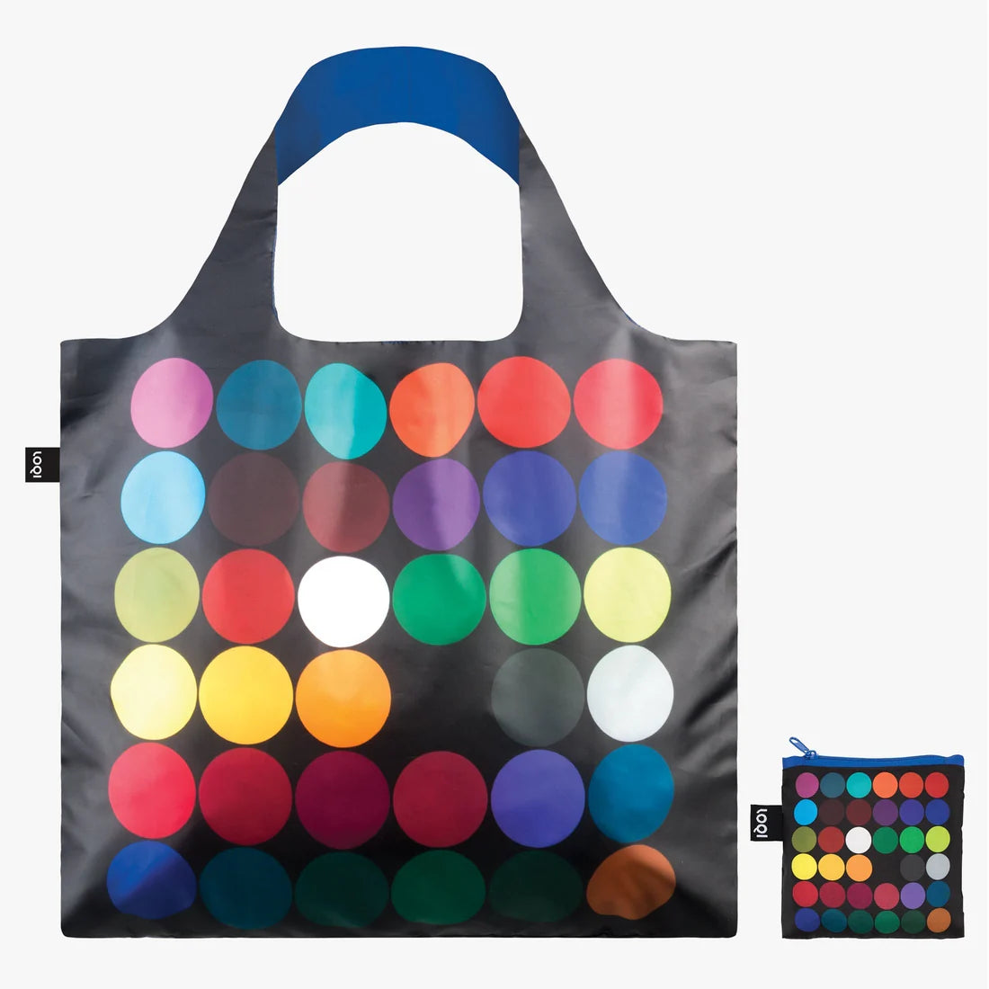 LOQI Recycled Shopping Bag - Poul Gernes Dots