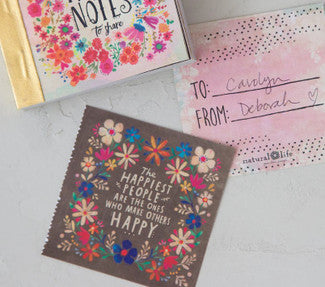 Natural Life Happy Notes to Share