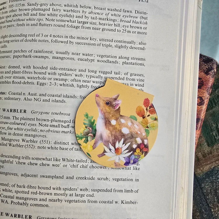 Watercolour By Cat Magnetic Bookmark