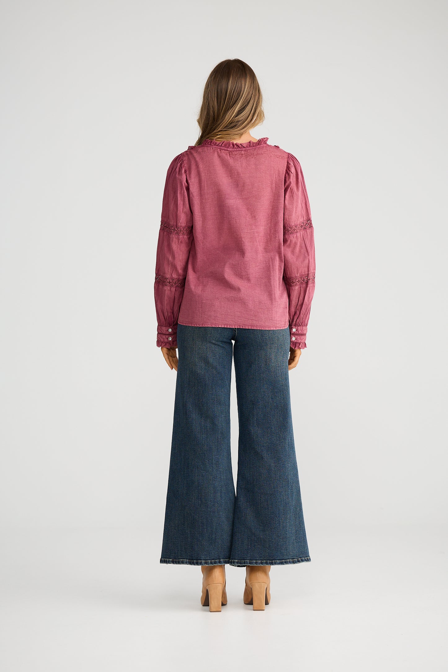 Talisman Gloria Top - Burgundy
