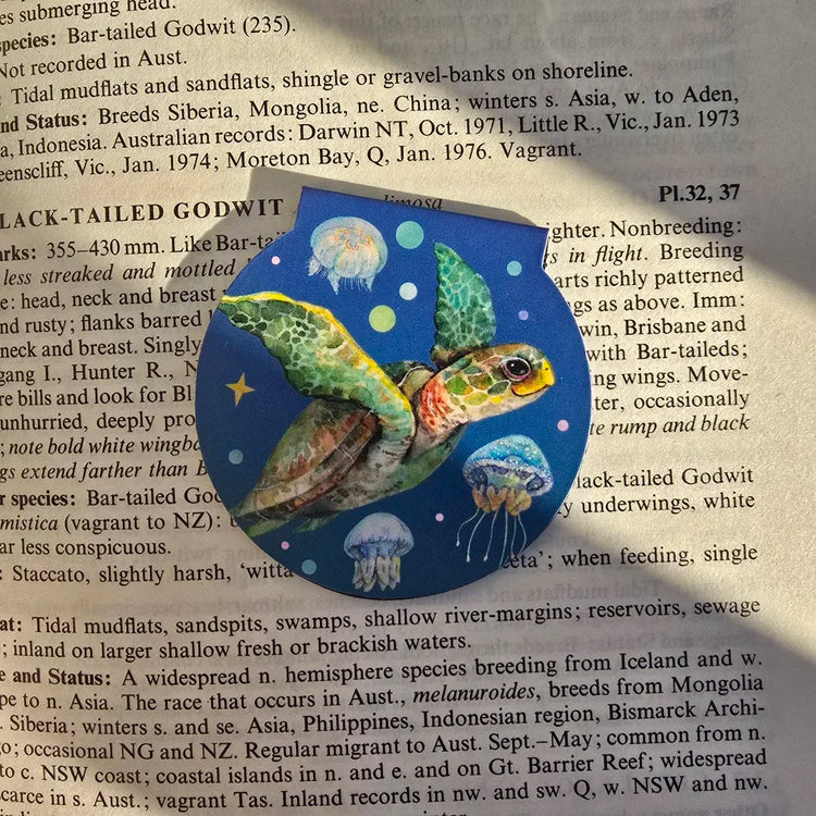 Watercolour By Cat Magnetic Bookmark
