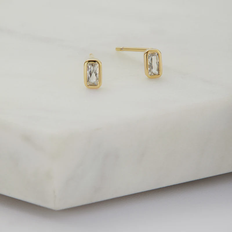 Zafino Lily Stud Earring - Gold