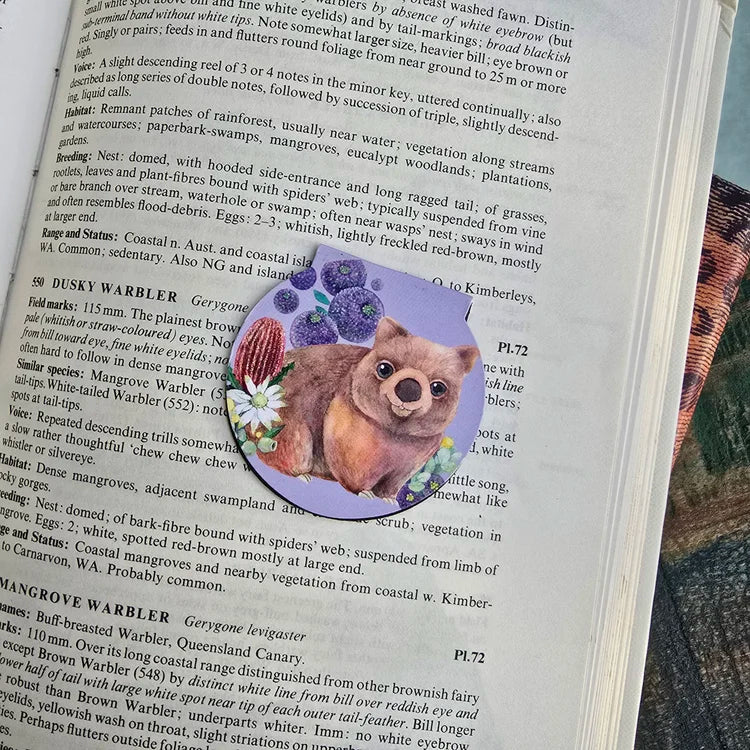 Watercolour By Cat Magnetic Bookmark