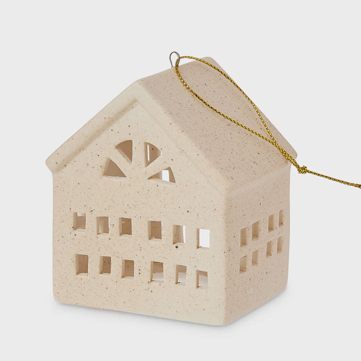 Madras Link Christmas House Sand Tree Decoration