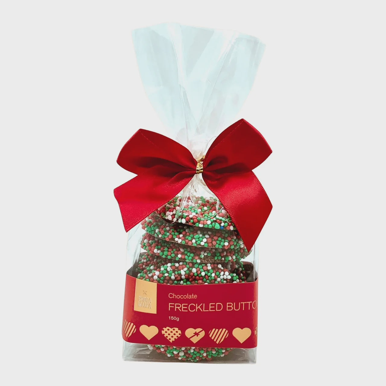 ChocaMama Festive Traditional Speckled Buttons 150G