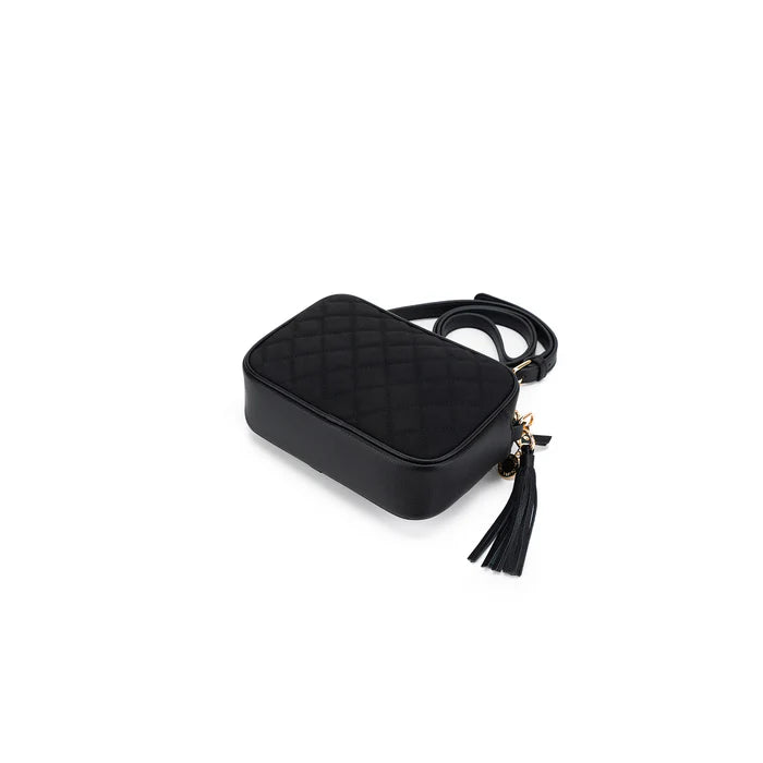 Black Caviar Maxine Suedette Crossbody Bag