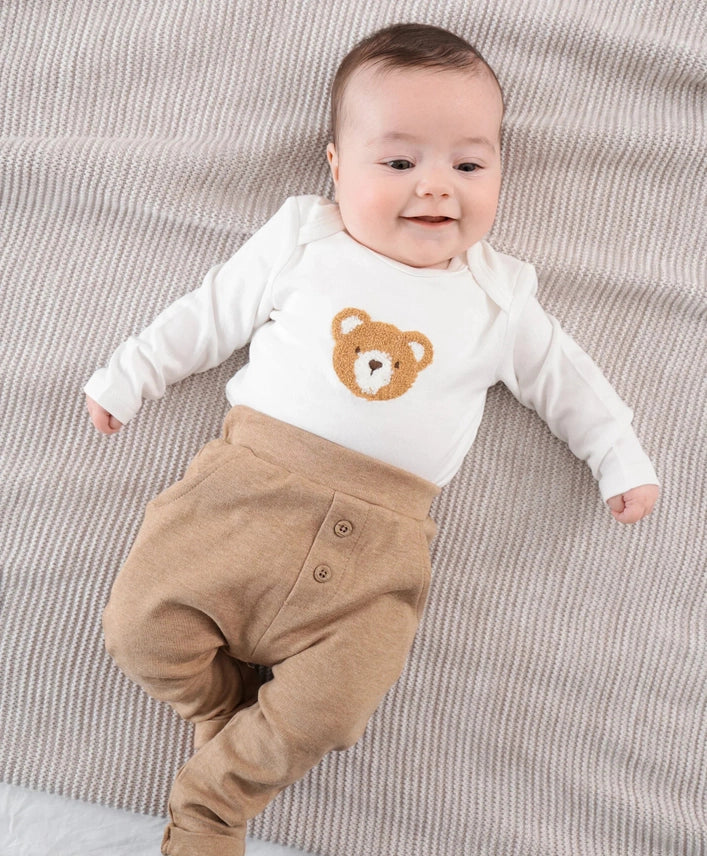 Lummi Organic Cotton Track Pants - Brown