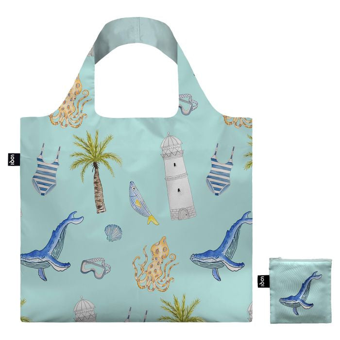 LOQI Sylvia Harvey Walker Whale Bag