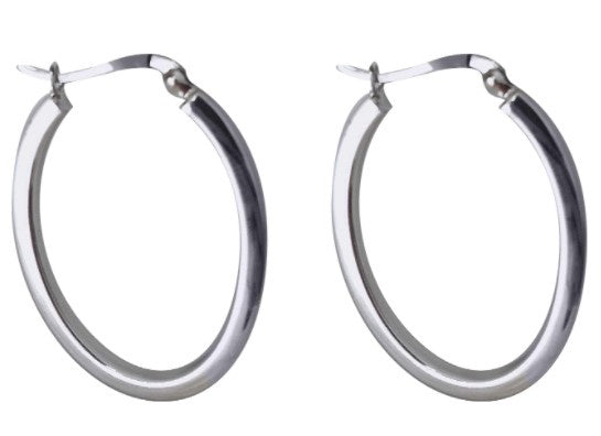BD S/S 28 x 2.8mm Oval Hoops