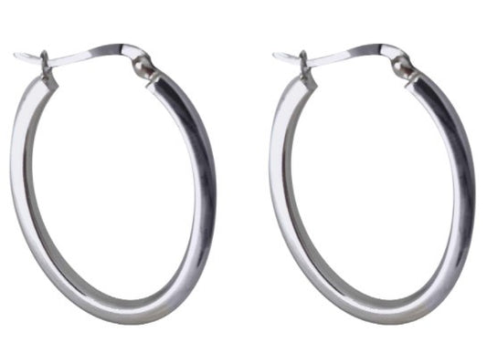 BD S/S 28 x 2.8mm Oval Hoops
