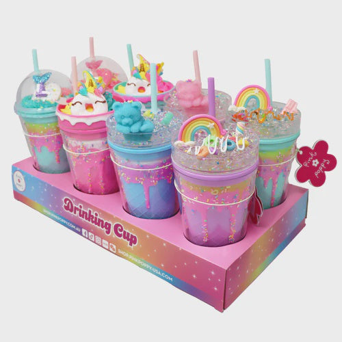 Pink Poppy Drinking Cup Assorted