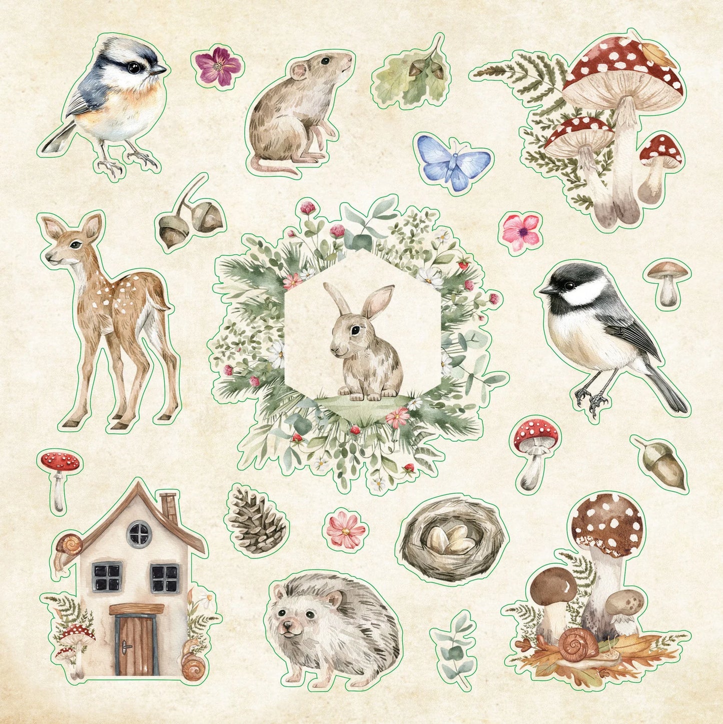 Peter Pauper Sticker Book - Enchanted Forest