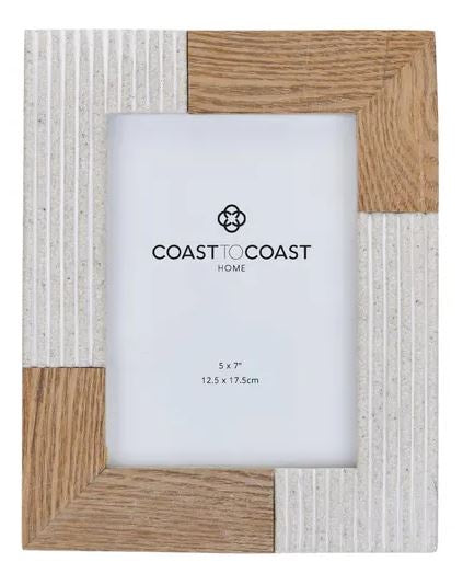 Coast to Coast Arlen Sandstone/Wood 5 x 7" Frame