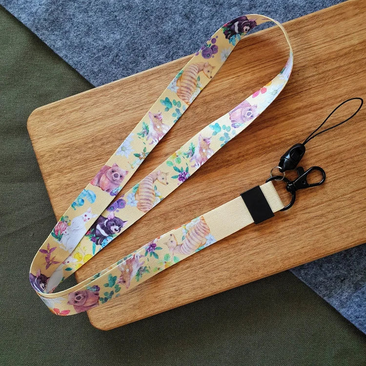Watercolour By Cat Lanyard