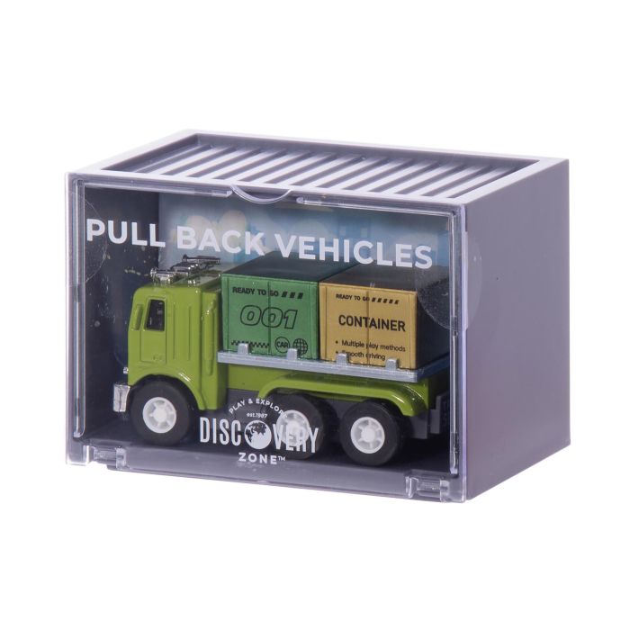 Discovery Zone Pull Back Container Vehicles - Assorted
