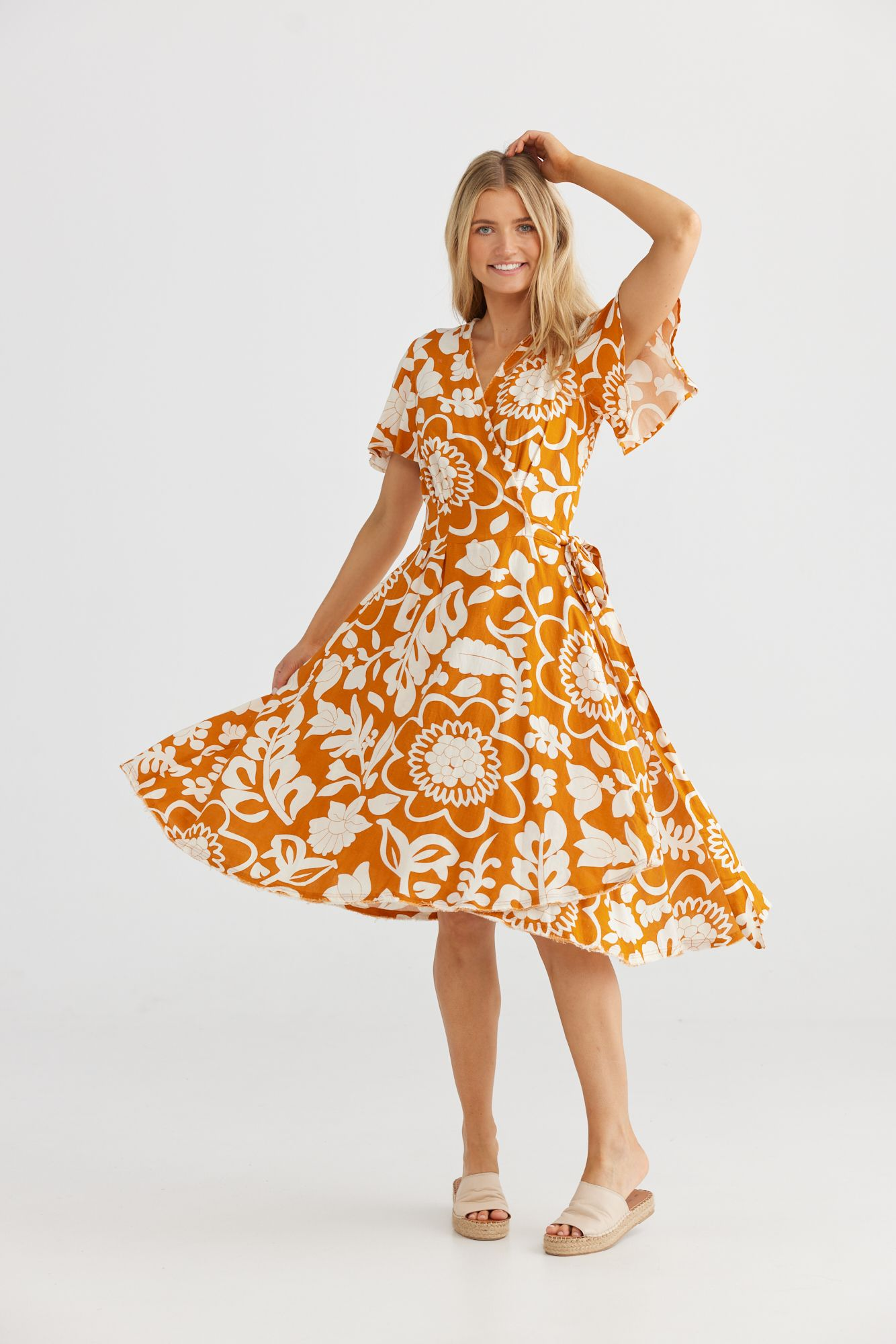 The Shanty Mandalay Wrap Dress - Cantina