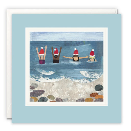 James Ellis Card Paintworks Christmas Sea Swimmers