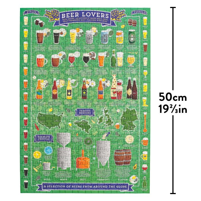Ridley's Beer Lover's 500pc Jigsaw Puzzle