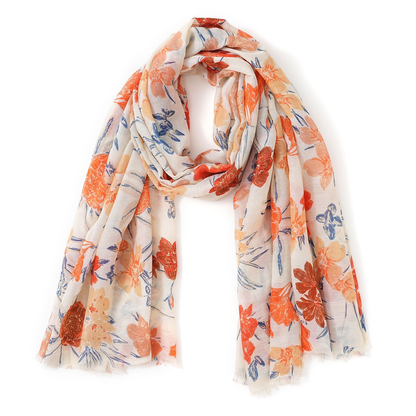 Enhance Accessories Kay Scarf - Orange