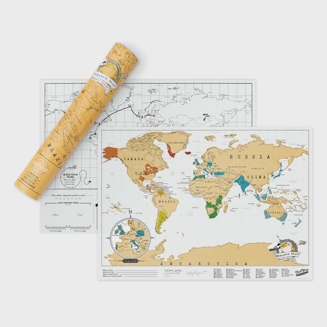 Luckies Scratch Map