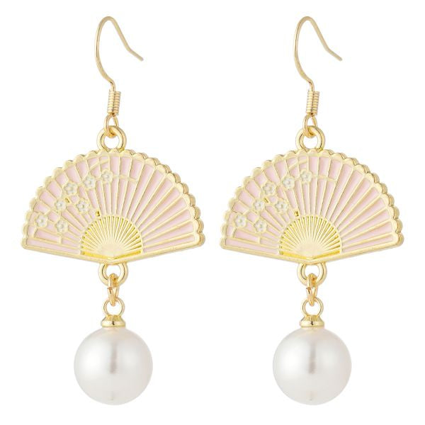 Enhance Accessories Lota Earrings - Pink