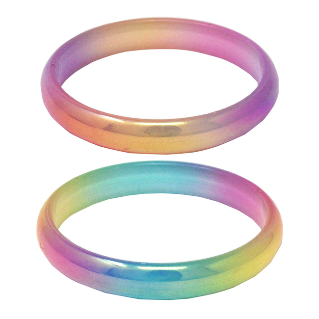 Pink Poppy Iridescent Multi Coloured Bangle