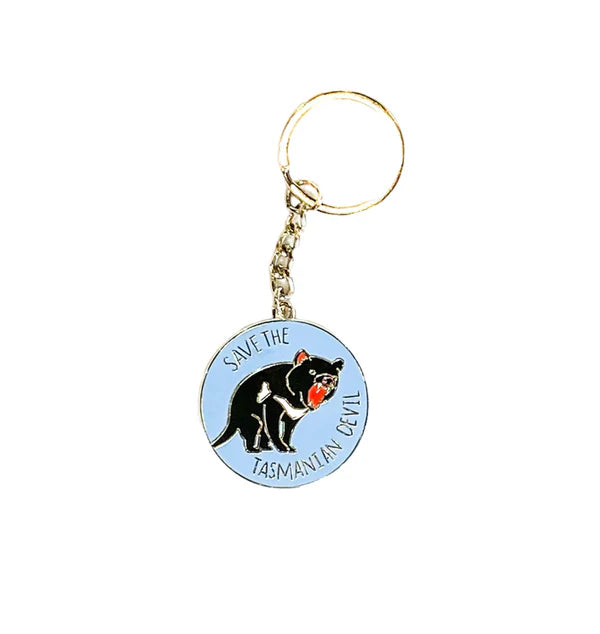 Red Parka Tasmanian Enamel Keyrings (3 designs)